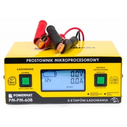 Prostownik akumulatorowy 6V - 24V PM-PM-60B Powermat