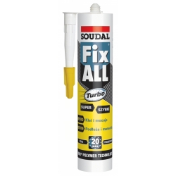 SOUDAL FIX ALL Turbo Silikon klej uszczelniacz super szybki 290ml